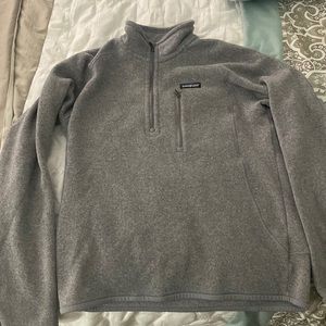 Gray Patagonia half zip